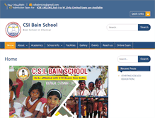 Tablet Screenshot of csibainschool.org